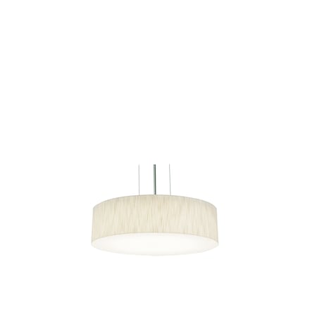 Afx Anton 15" LED Pendant - Satin Nickel Finish - Jute Shade ANP1524LAJUDSN-JT